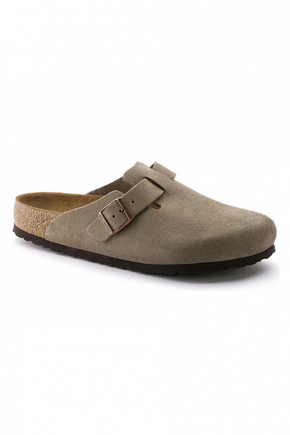 Birkenstock Boston Suede Leather Taupe